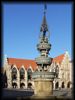 Marienbrunnen und Altstadtrathaus auf dem Altstadtmarkt in Braunschweig