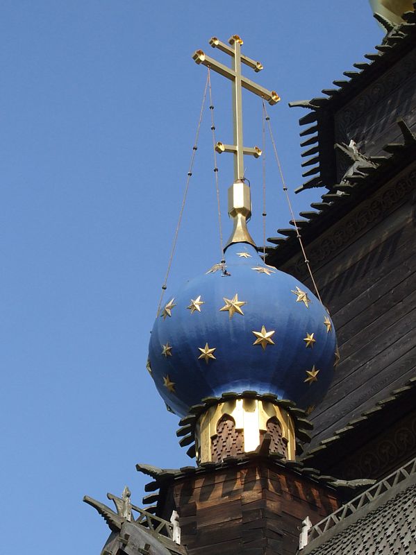 Russisch-orthodoxe Holzkirche in Gifhorn