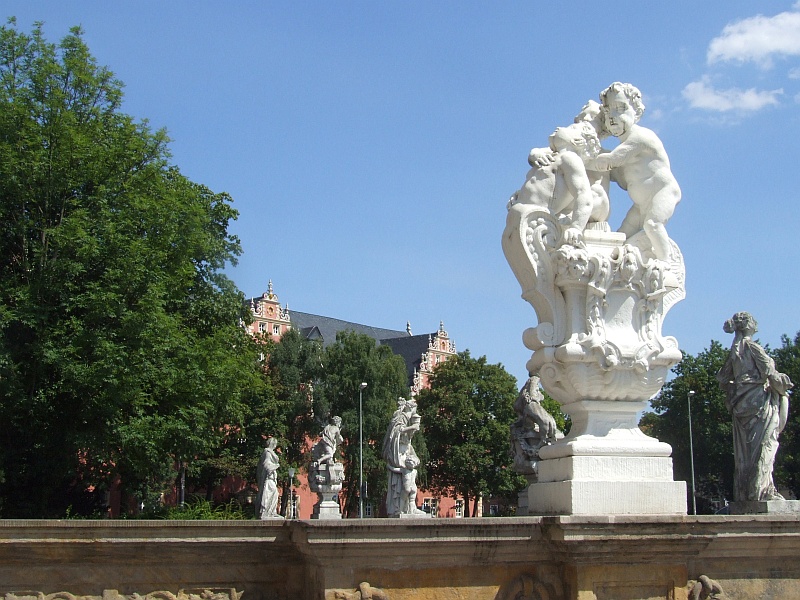 Umgebung des Schlosses in Wolfenbüttel