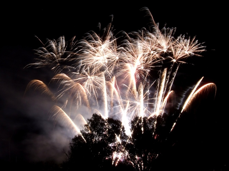 Feuerwerk beim Oktoberfest in Braunschweig 2013