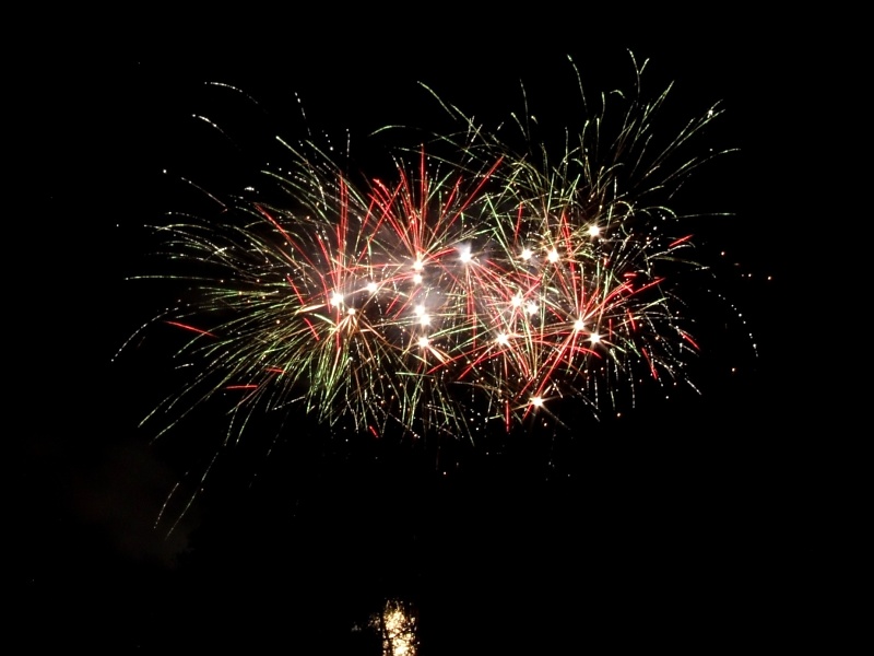 Feuerwerk beim Oktoberfest in Braunschweig 2013