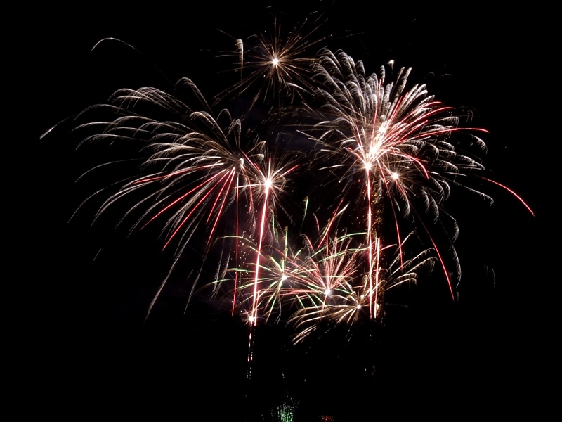 Feuerwerk beim Oktoberfest in Braunschweig 2013