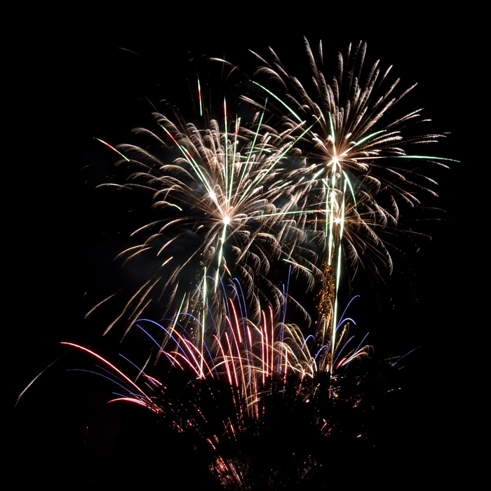 Feuerwerk beim Oktoberfest in Braunschweig 2013