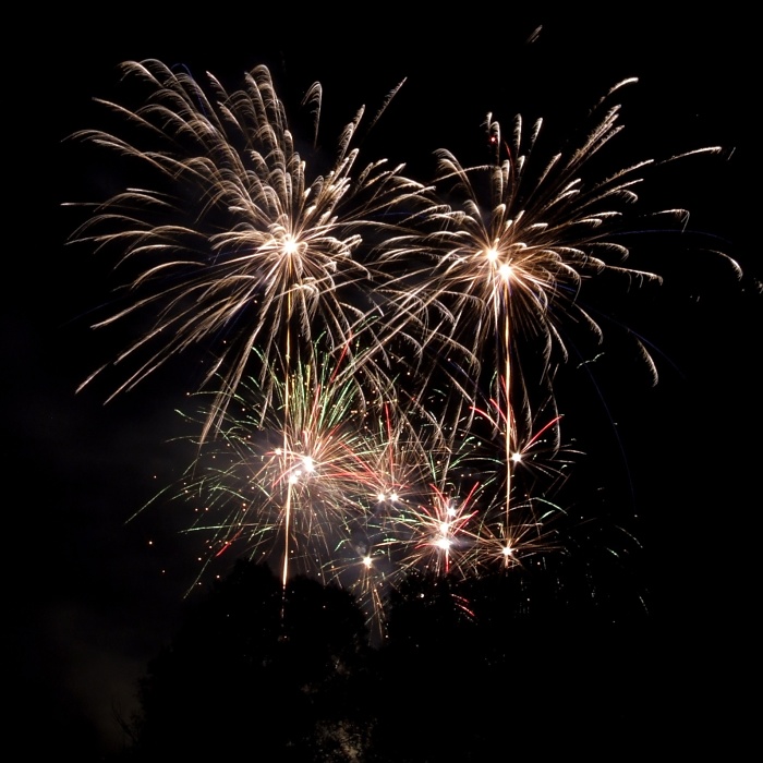 Feuerwerk beim Oktoberfest in Braunschweig 2013