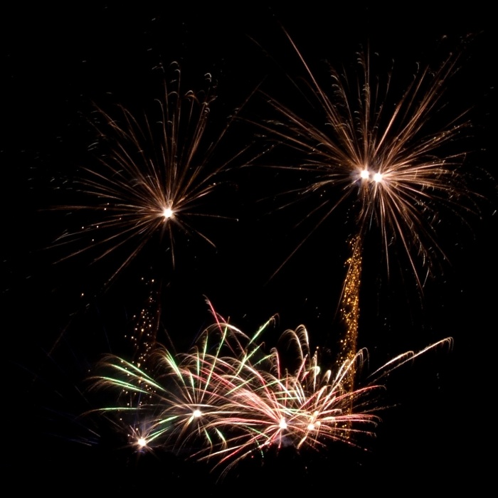 Feuerwerk beim Oktoberfest in Braunschweig 2013