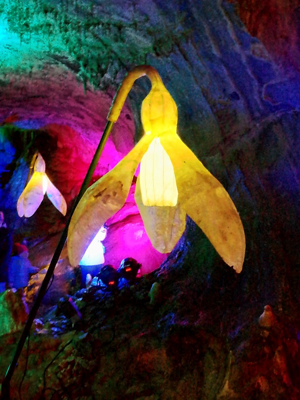 Illumination der Dechenhöhle im Sauerland