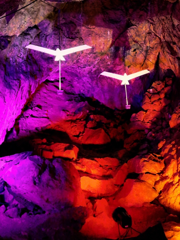 Illumination der Dechenhöhle im Sauerland