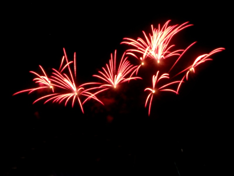 Feuerwerk beim Schützenfest in Goslar