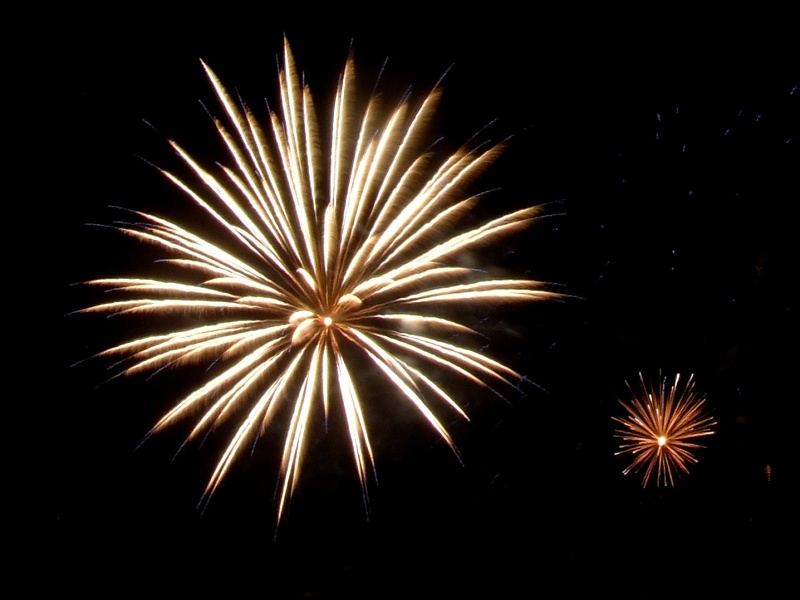 Feuerwerk beim Schützenfest in Goslar