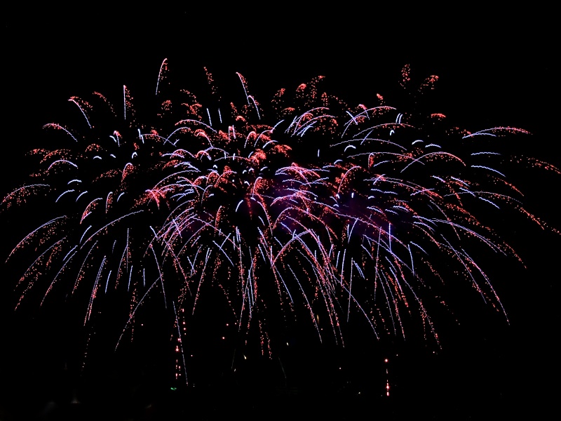 Feuerwerk beim Schützenfest in Goslar