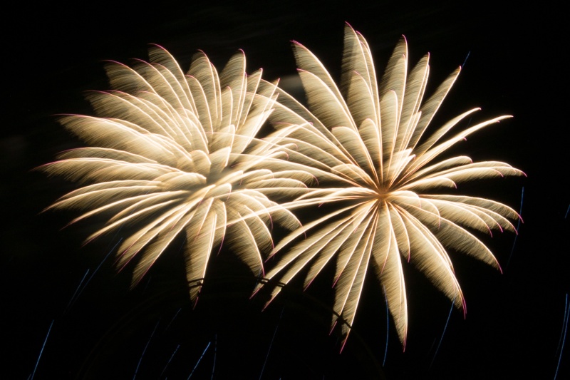 Schützenfest mit Feuerwerk in Goslar