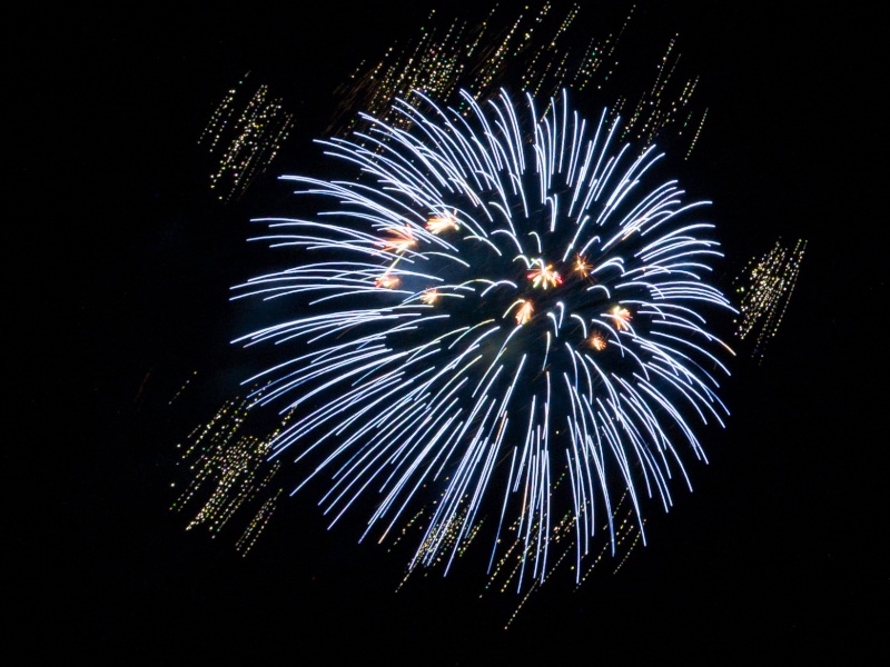 Schützenfest mit Feuerwerk in Goslar