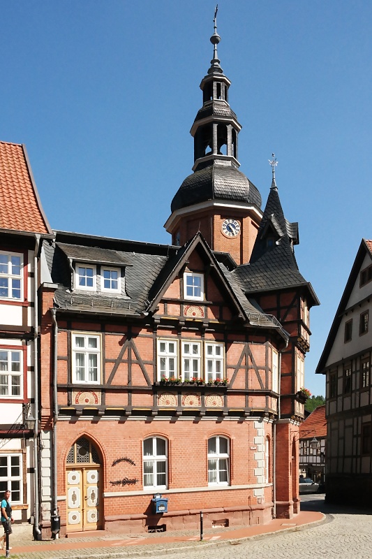 Historische Altstadt und Schloss von Stolberg im Harz