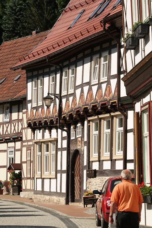 Historische Altstadt und Schloss von Stolberg im Harz